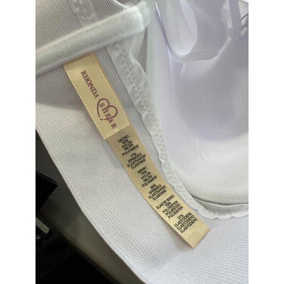 Rhonda Shear 2 Pack Molded Cup Bra with Wrap Back Size 1X White Beige 638.20 - Picture 4 of 9